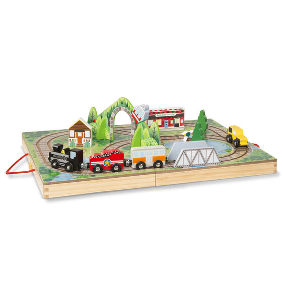 Melissa & Doug Take Along Railroad