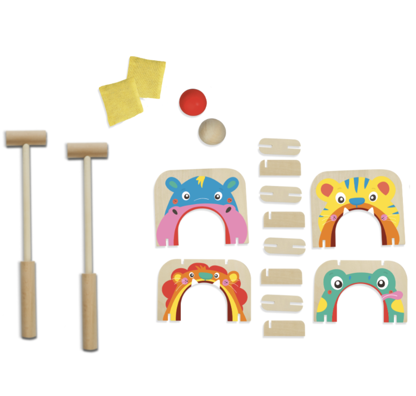 SES Creative 2-in1 Croquet & Bean Bag Toss
