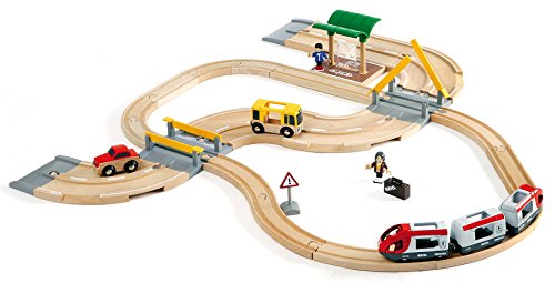 BRIO World - Rail & Road Travel Set