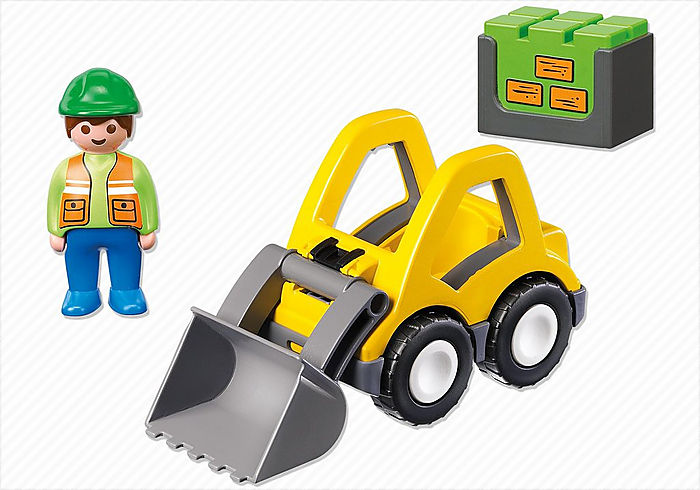 Playmobil 1 2 3 Excavator
