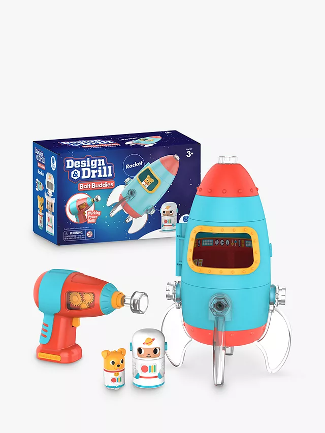Learning Resources Design & Drill Boilt Buddies - Rocket