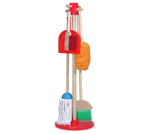 Melissa & Doug Let's Play House Dust! Sweep! Mop! Pretend Play Set