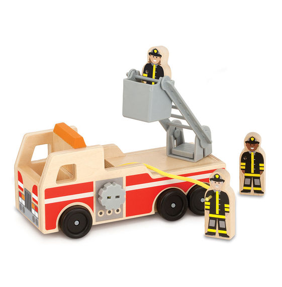 Melissa & Doug Wooden Fire Engine