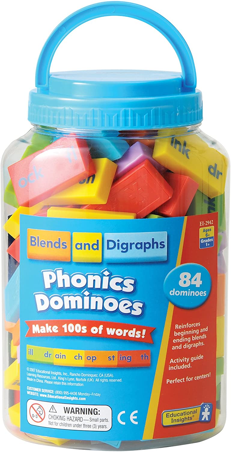 Learning Resources Phonics Dominoes - Blends & Digraphs