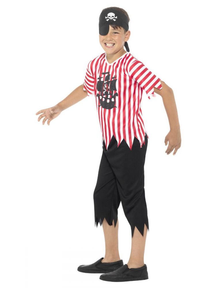 Smiffys Jolly Pirate Boy Costume - Small