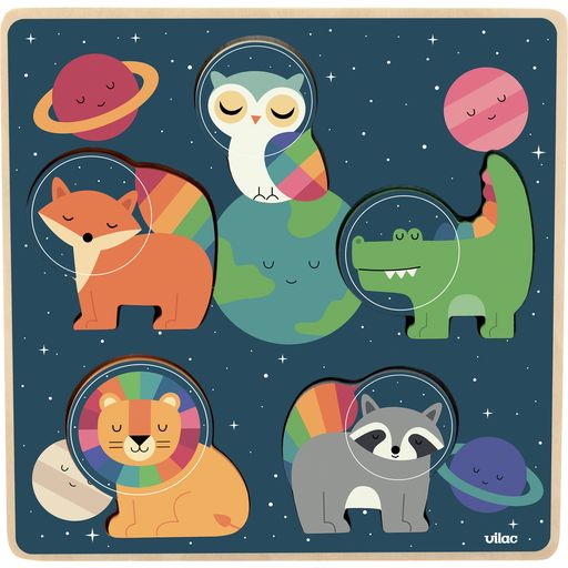 Vilac Touch & Feel Space Puzzle