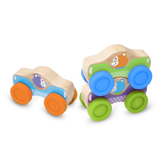 Melissa & Doug Animal Stacking Cars