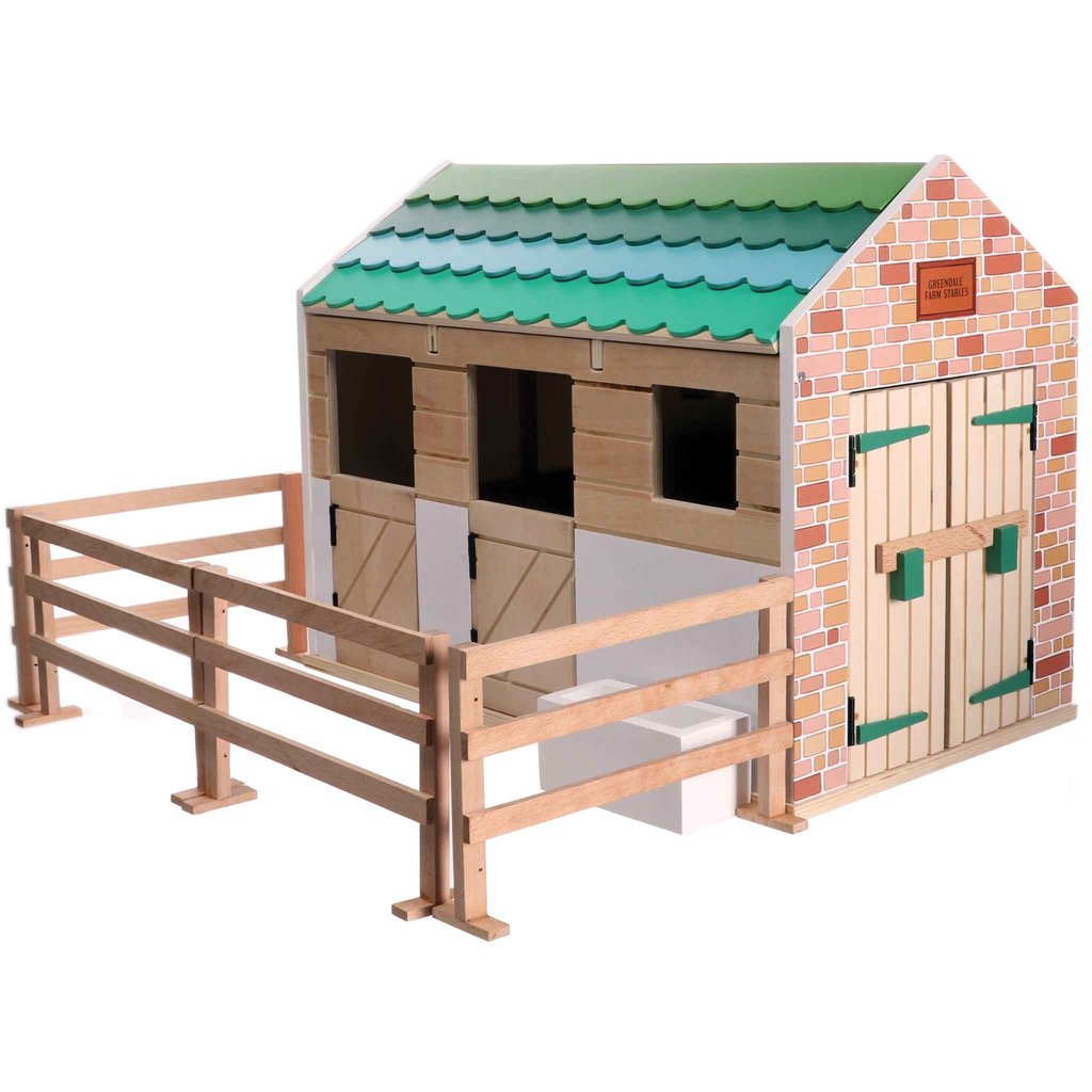 Lottie Stables Wooden Playset