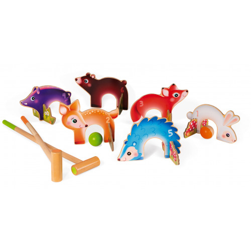 Janod Forest Animals Croquet