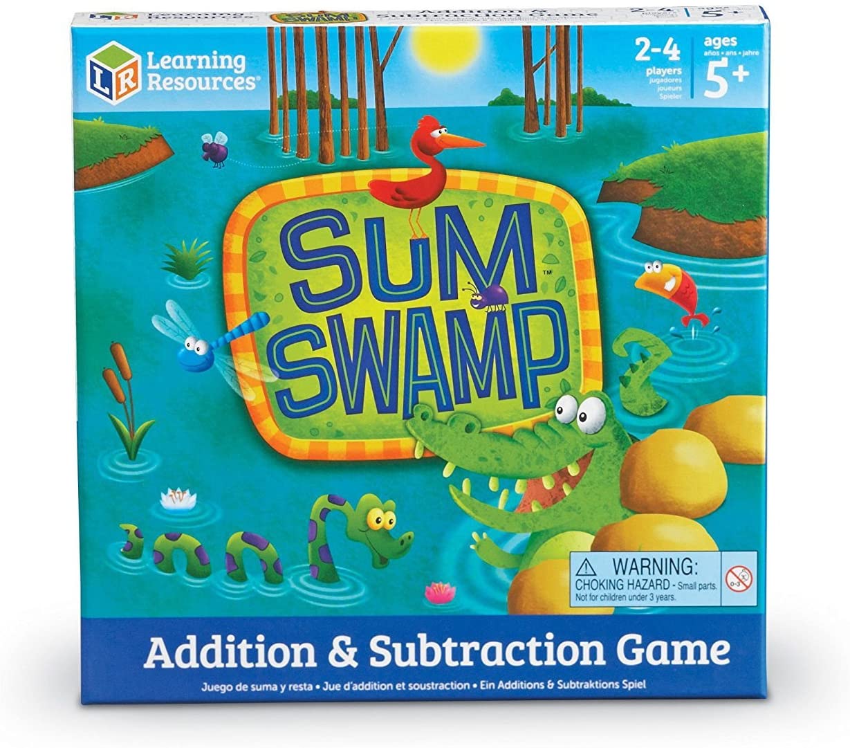Learning Resources Sum Swamp Addition and Subtraction Game