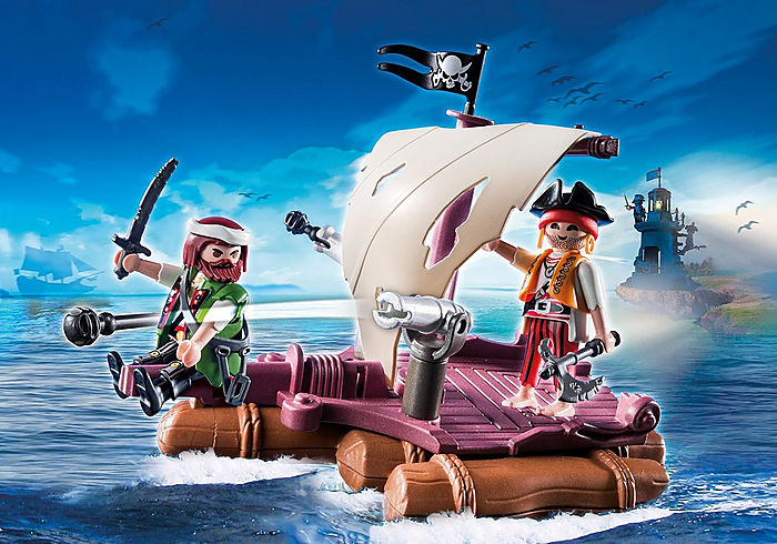 Playmobil Floating Pirate Raft Kid's Toy Swap Subscription Whirli