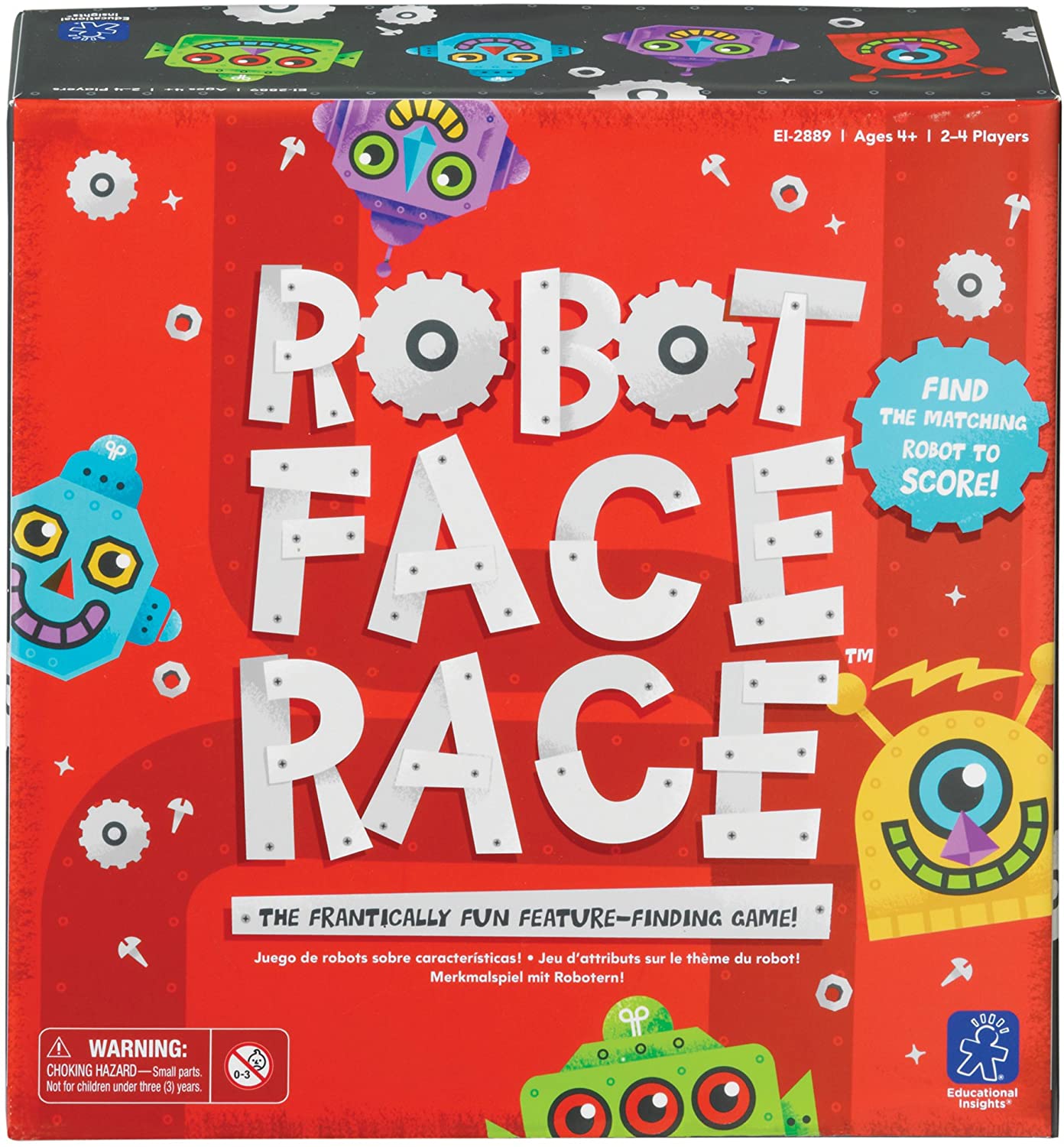Learning Resources Robot Face Race Game