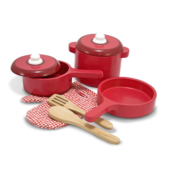 Melissa & Doug Wooden Kitchen Accessory Set