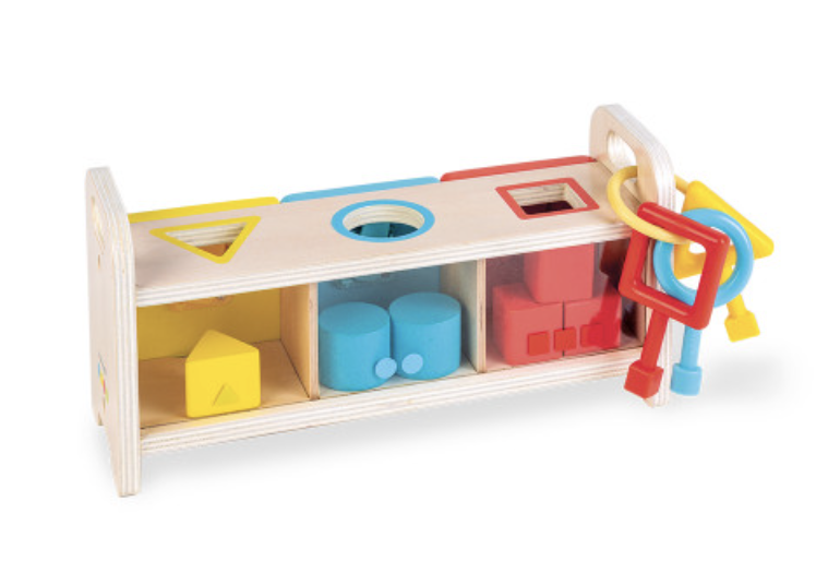 Janod Shape Sorter Box with Keys