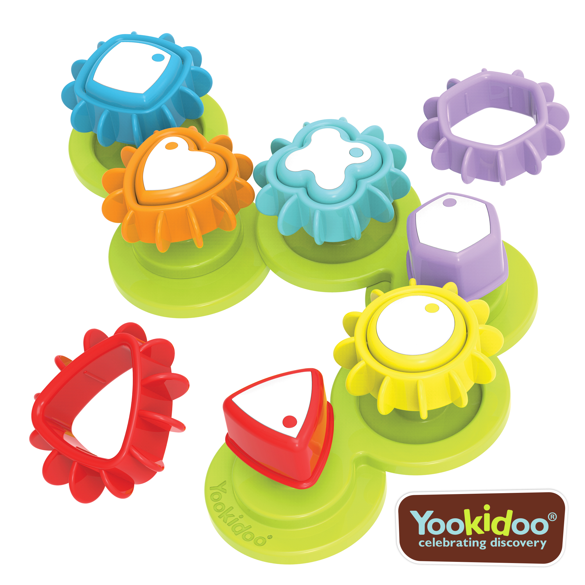Yookidoo Shape N Spin Gear Sorter
