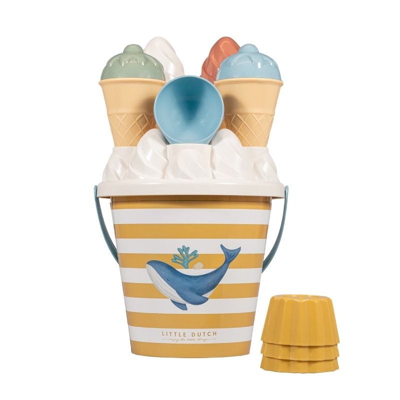 Little Dutch Ice Cream Bucket Set - Ocean Dreams Blue