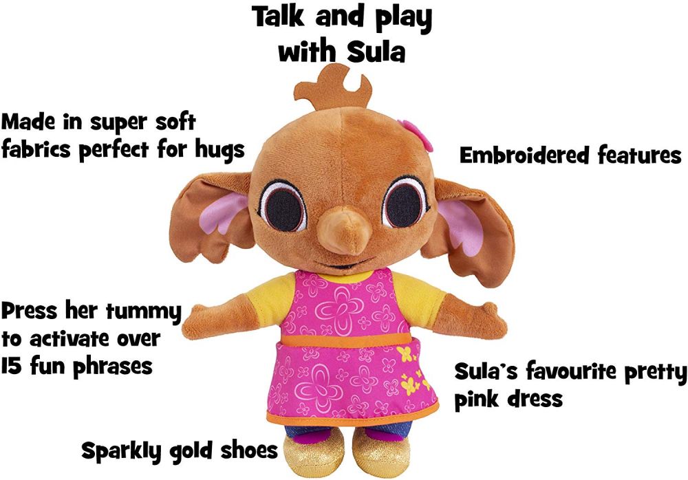 Bing Huggable Talking Sula Soft Toy
