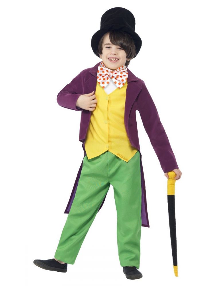 Smiffys Roald Dahl Willy Wonka Costume - Small