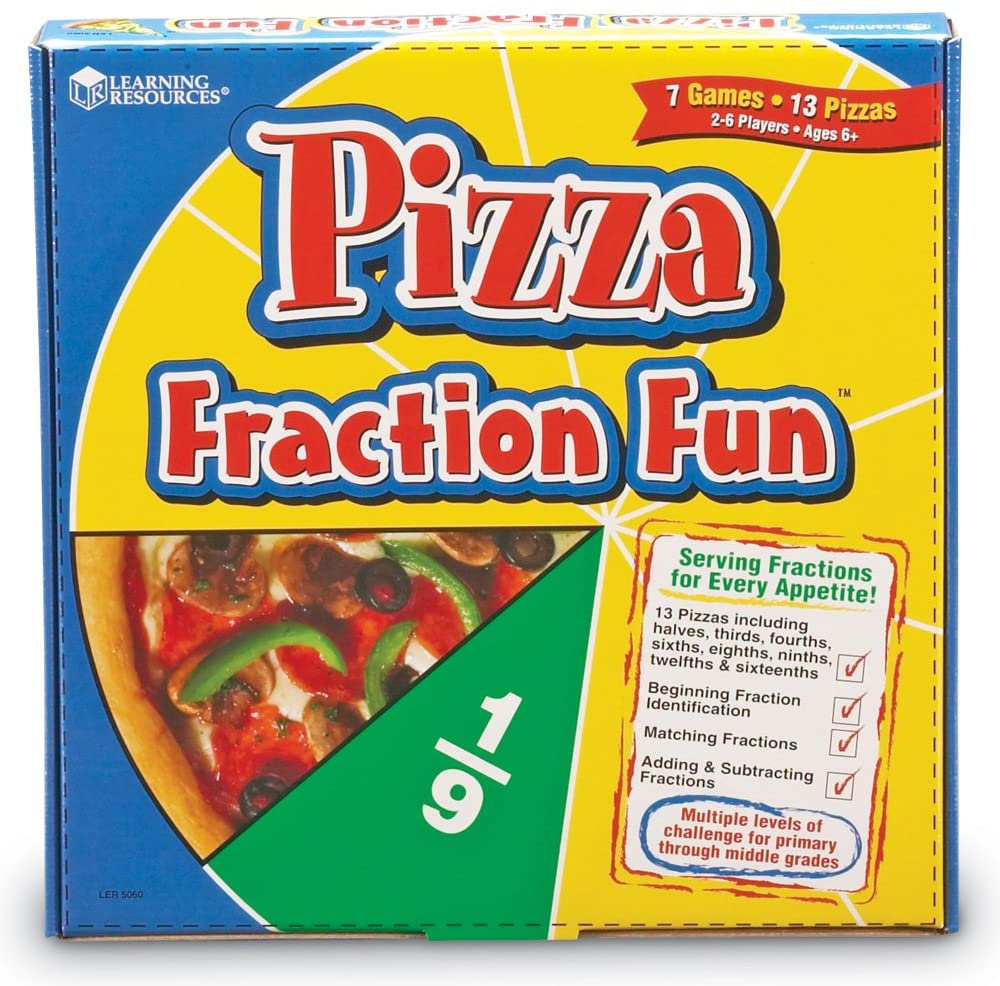 Learning Resources Pizza Fraction Fun Game