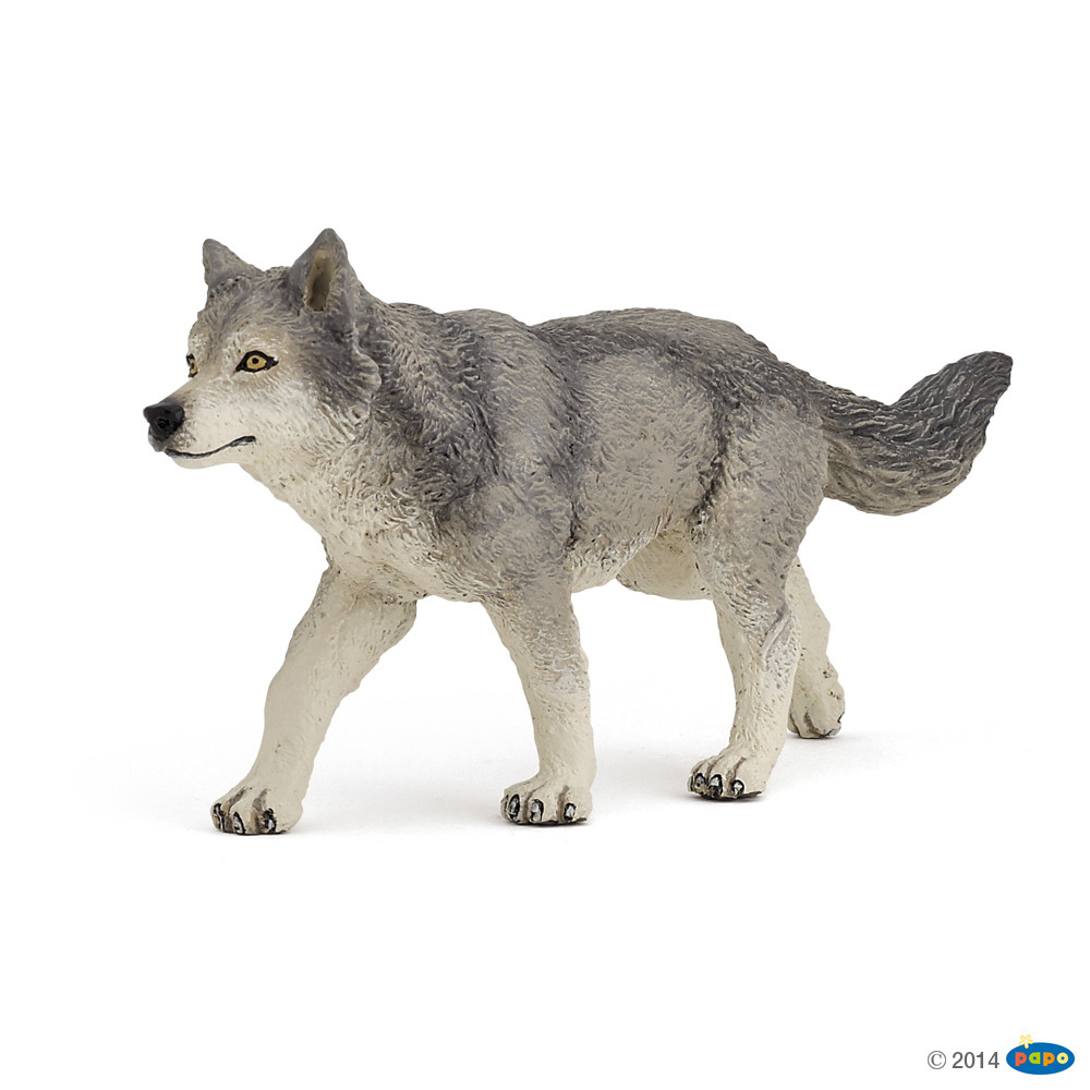 Papo Grey Wolf Figure