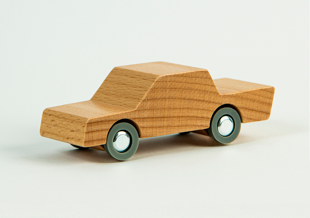 Waytoplay Back & Forth Car - Woody