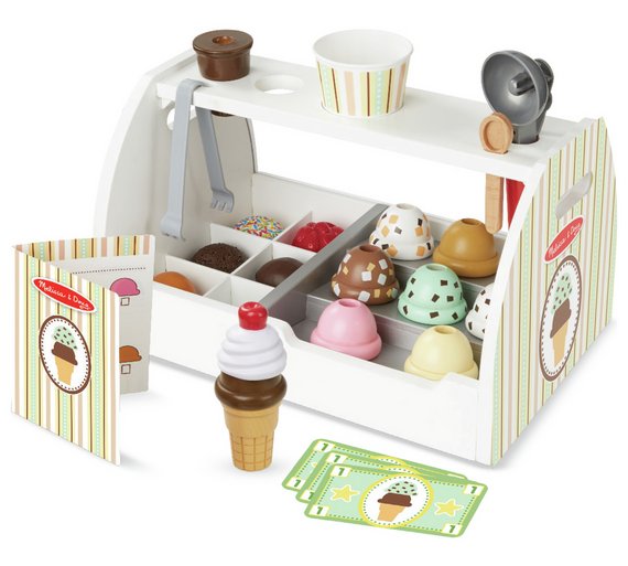 Melissa & Doug Wooden Ice Cream Counter