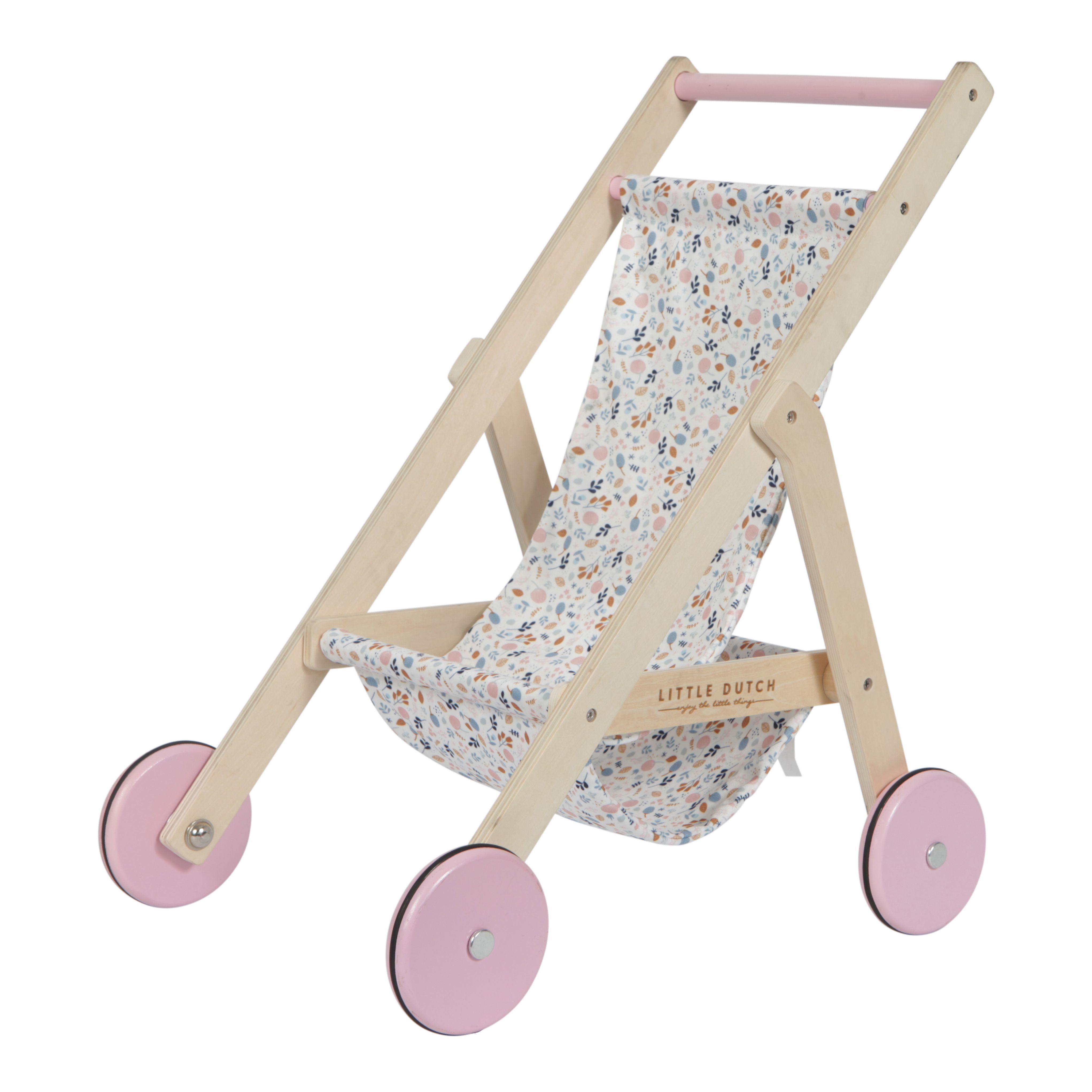 Doll stroller Flowers & Butterflies