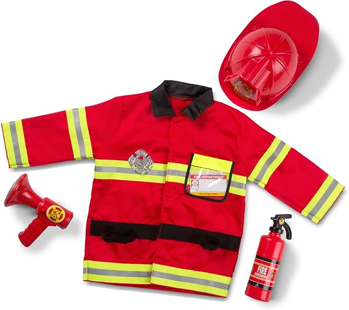 Melissa & Doug Firefighter Role Play Costume