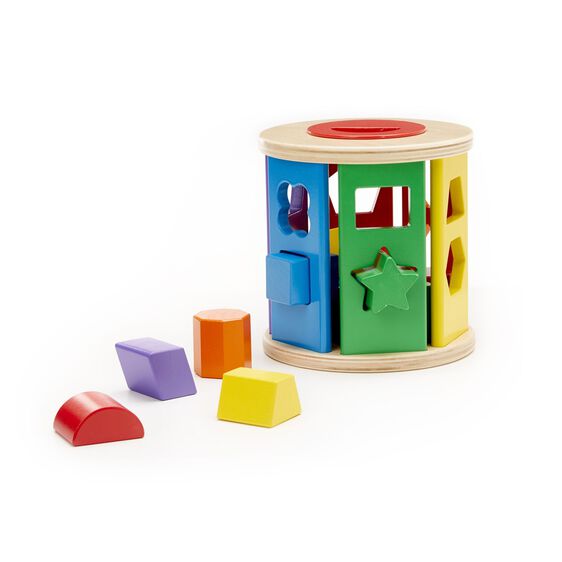 Melissa & Doug Match and Roll Shape Sorter