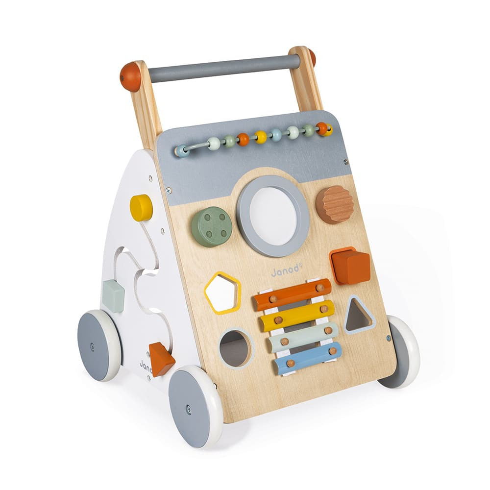 Janod Sweet Cocoon Wooden Multi-Activity Walker