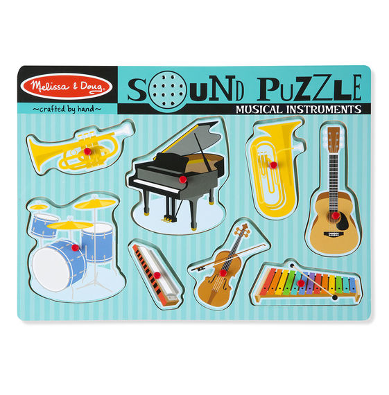 Melissa & Doug Musical Instruments Sound Puzzle