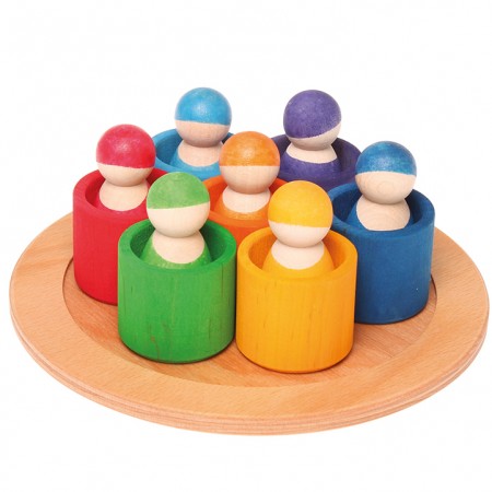 Grimm's 7 Rainbow Friends in Bowls
