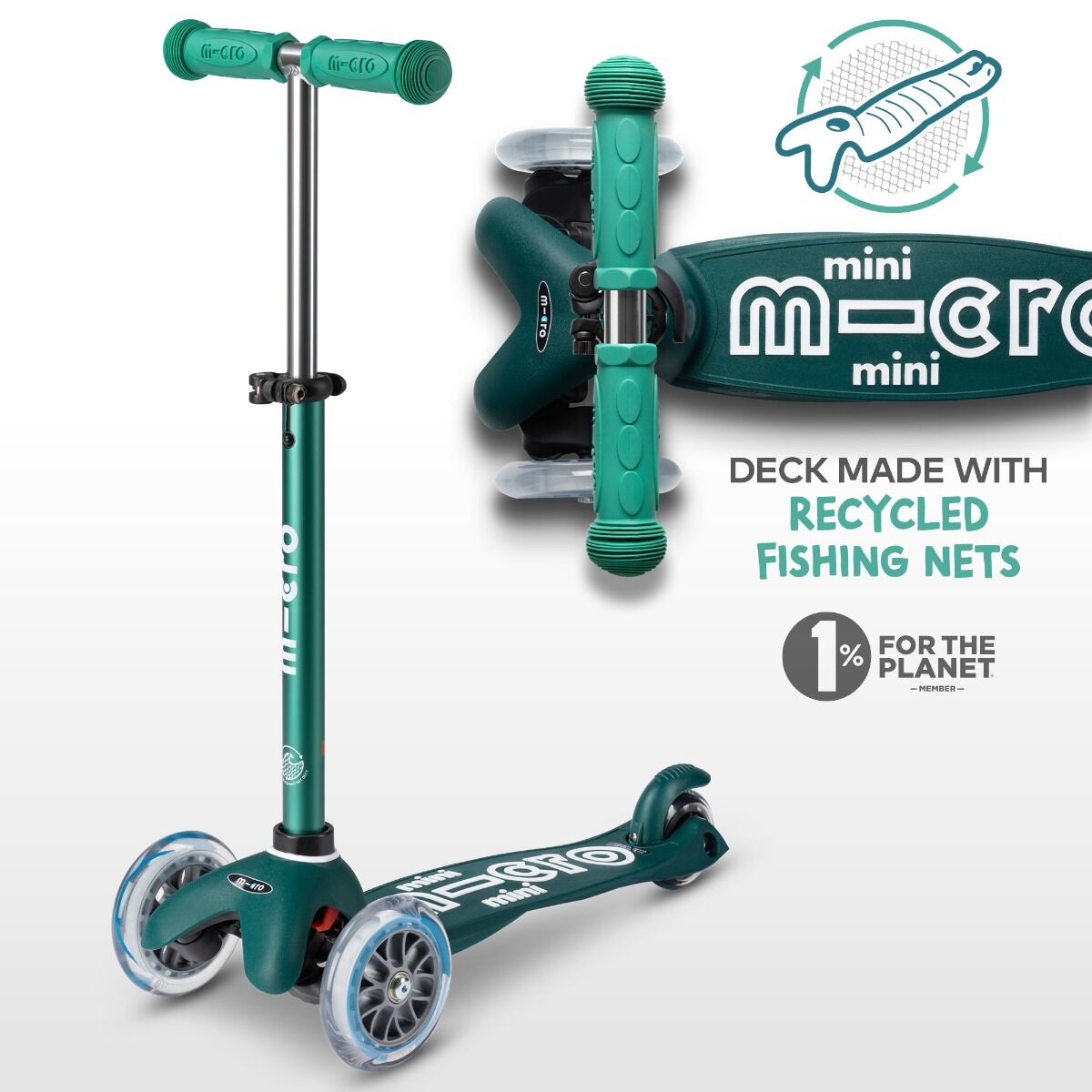Micro Mini Micro Eco Scooter - Green