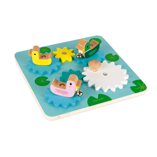 Janod Wooden Gears Duck Pond